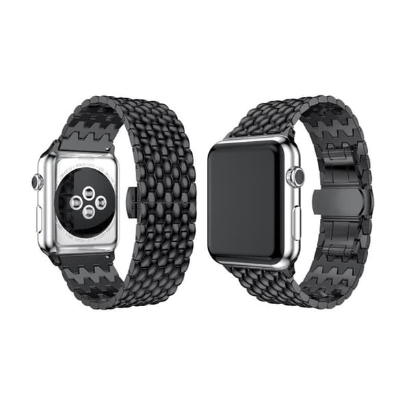 Stilren Länk i Rostfritt Stål till Apple Watch 38mm (3/2/1)