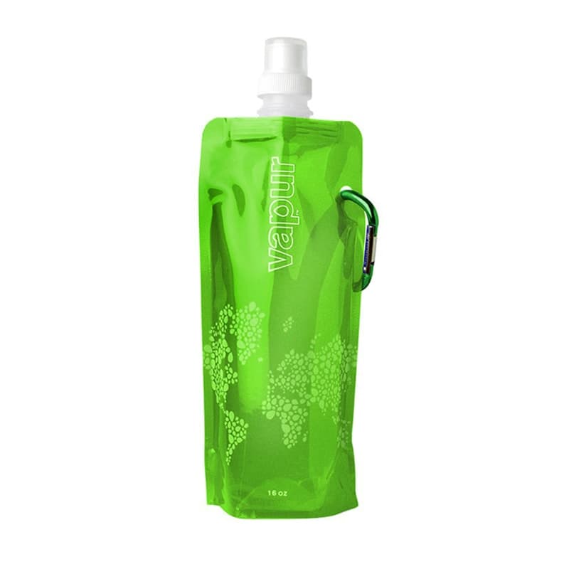 Vapur Sammenleggbar Vannflaske 0,5L - Grønn