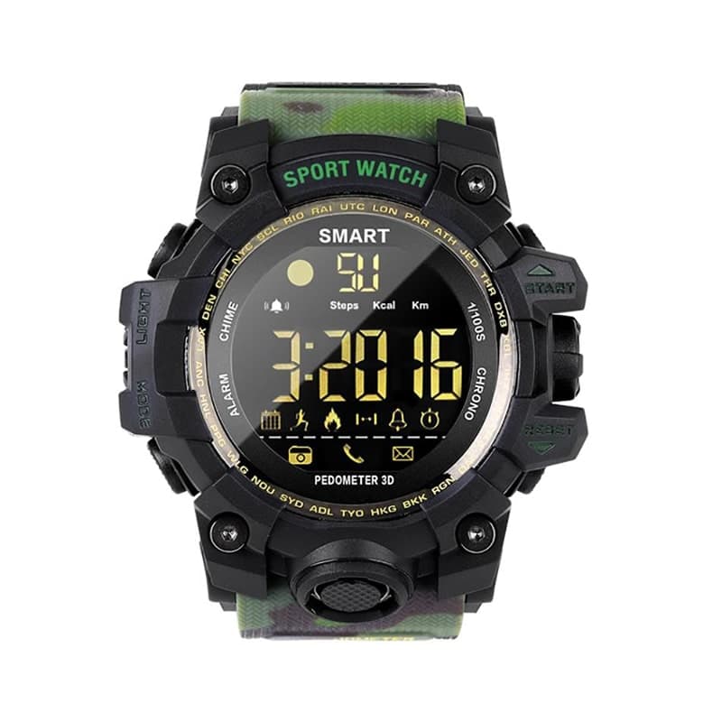 EX16S Smartwatch - Woodland Camouflage