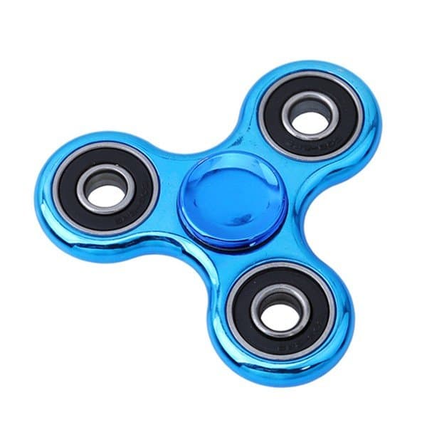 Fidget Spinner Chrome - Blå