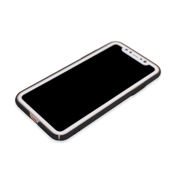 iPhone X/XS | Hårt, Mattsvart Skal med Greppring