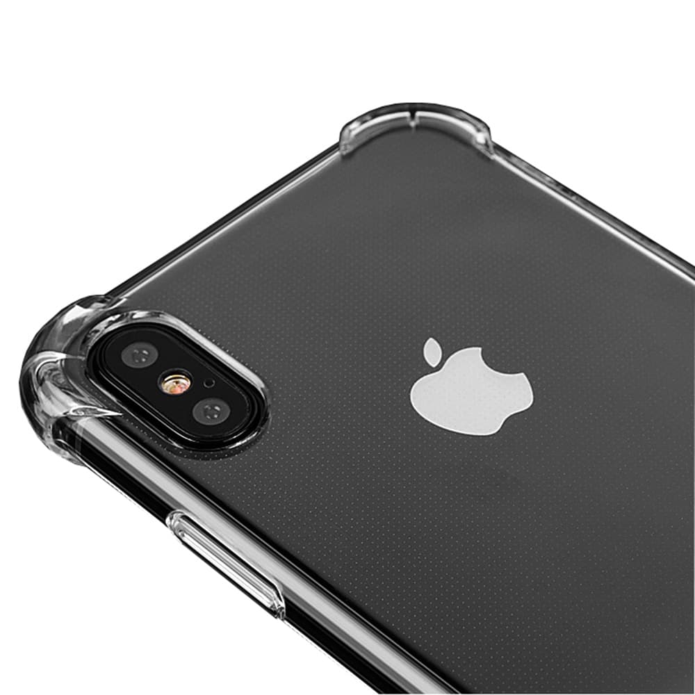 iPhone XS Max - Tunt Silikonskal med Airbagfunktion