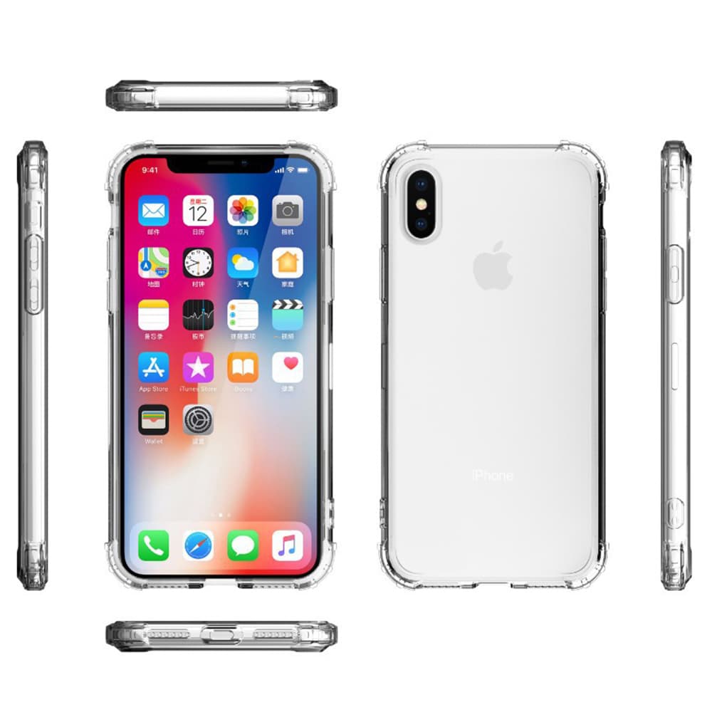 Tunt och Smart Skyddsskal i Silikon för iPhone XS Max