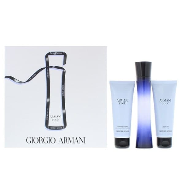 Giorgio Armani Code Giftset 3x75ml EdP/Shower gel/Bodylotion
