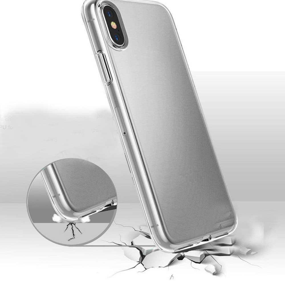 iPhone X/XS - Crystal-fodral med Touchfunktion