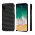 Miniatyrbild 1 av 3: iPhone X/XS | Svart Karbonfiberskal