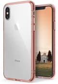 Miniatyrbild 1 av 2: iPhone X/XS Bumperskal i Mjukplast med Genomskinlig Baksida