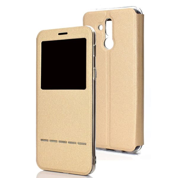 Stilsäkert Fodral Fönster & Svarsfunktion - Huawei Mate 20 Lite