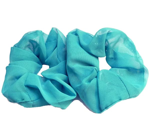 Scrunchie 2-pack Turkos