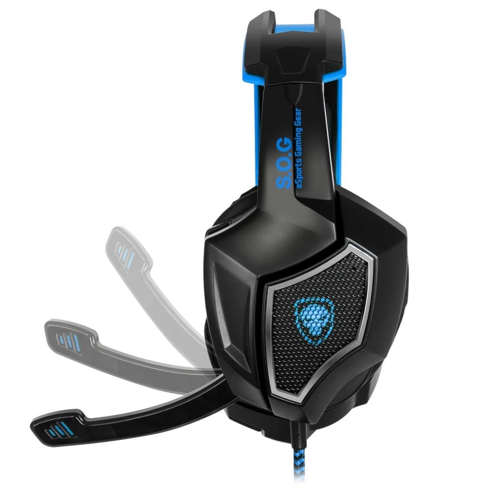 SPIRIT OF GAMER XPERT-H500 BLUE: PC GAMING HEADSET USB SURROUND 7.1