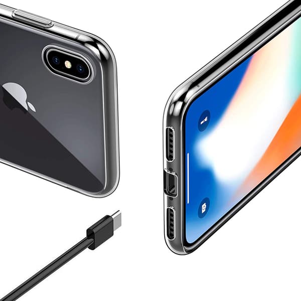 iPhone XS Max - Smart Skyddsskal i Silikon från FLOVEME
