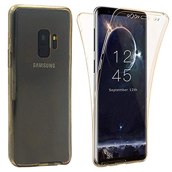 Samsung Galaxy A6 2018 Dubbelsidigt silikonfodral TOUCHFUNKTION