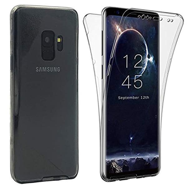 Samsung Galaxy A6 2018 Dubbelsidigt silikonfodral TOUCHFUNKTION