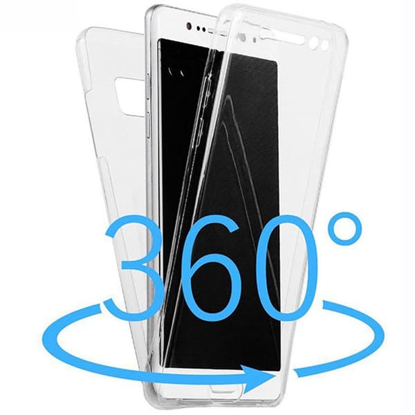 Samsung Galaxy A6 2018 Dubbelsidigt silikonfodral TOUCHFUNKTION