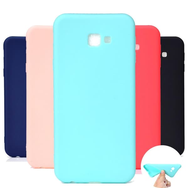 Mattbehandlat Silikonskal till Samsung Galaxy J4+ (2018)