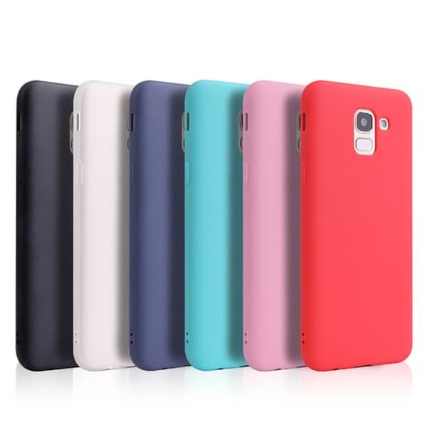 Mattbehandlat Silikonskal till Samsung Galaxy J6 (2018)