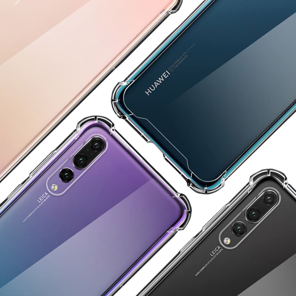 Flovemes Silikonskal med Skyddsfunktion för Huawei P20 Pro