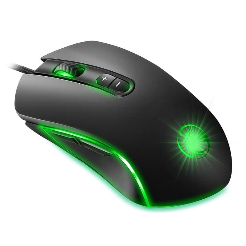 Apedra A6 Högprecisions Optisk LED Gaming Mus - 3200 DPI
