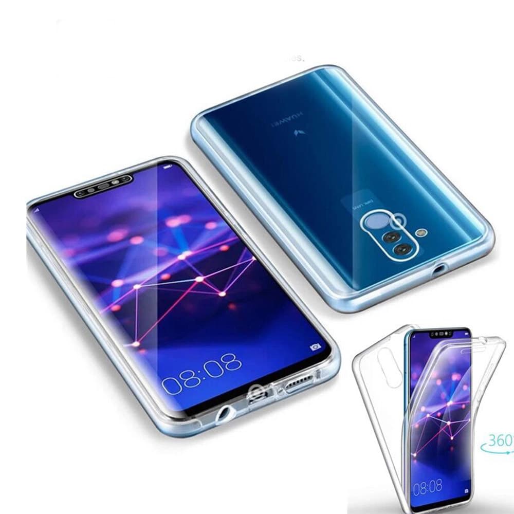 Huawei Mate 20 lite Dubbelsidigt silikonfodral TOUCHFUNKTION