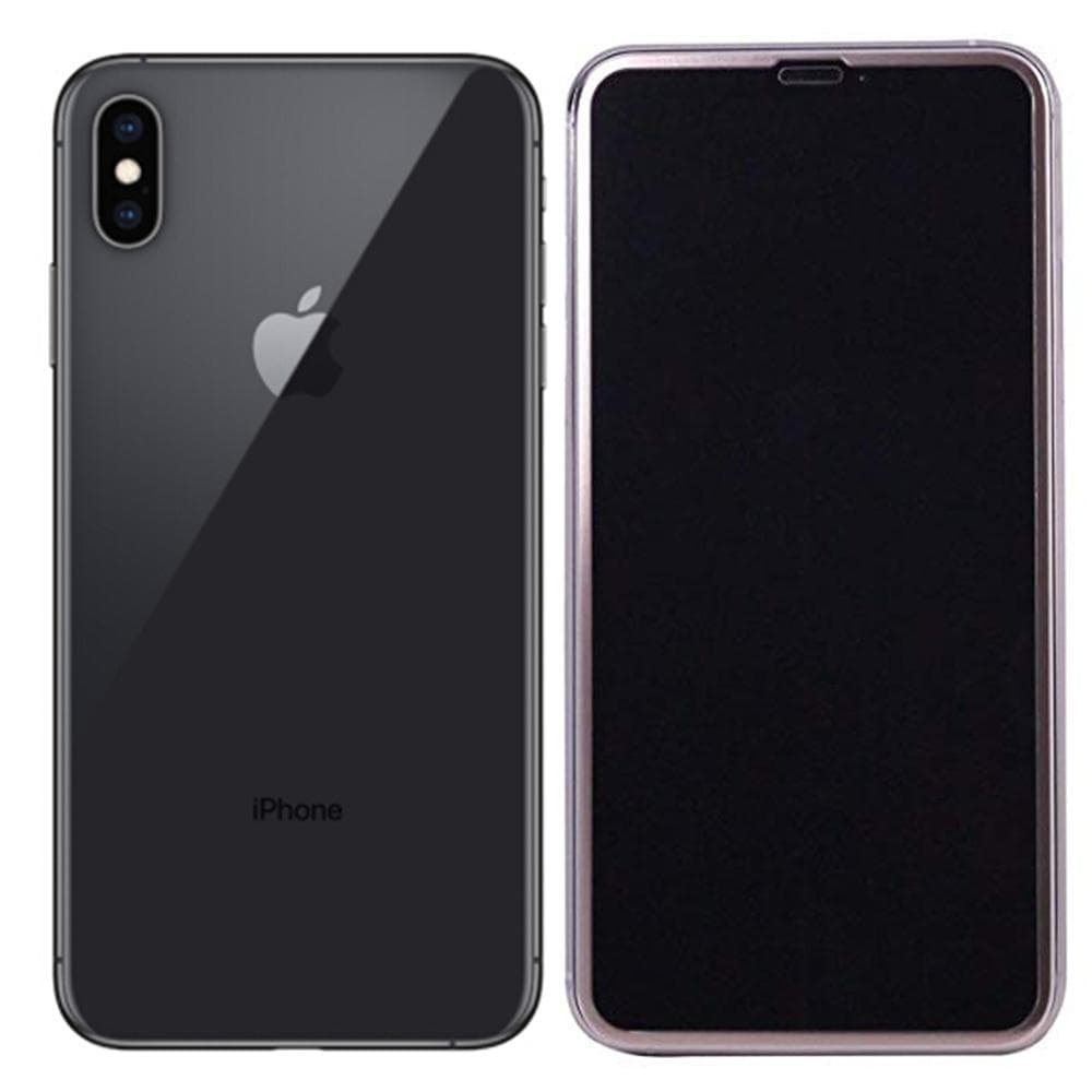 2-PACK iPhone XS Max ProGuard Skärmskydd 3D Aluminiumram