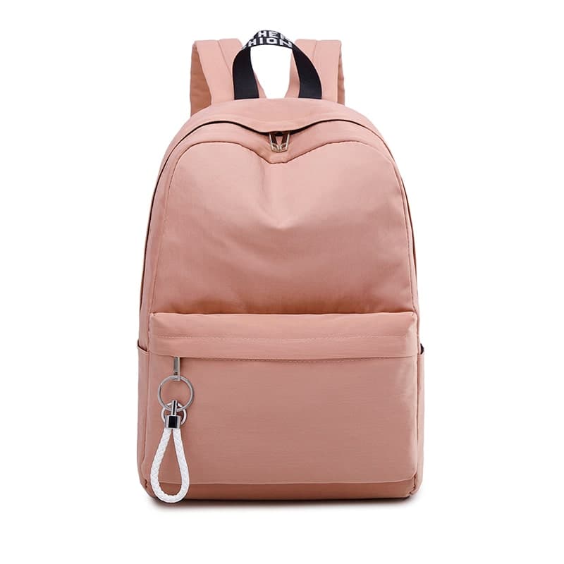 Enkel ryggsekk med Laptop-rom - Rosa