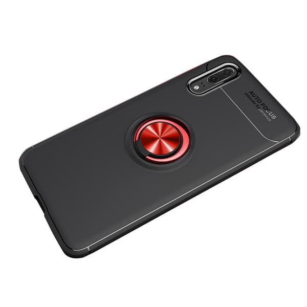 Huawei P20 - Praktiskt Skyddande Skal med Ringhållare
