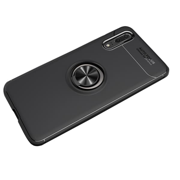 Huawei P20 - Praktiskt Skyddande Skal med Ringhållare