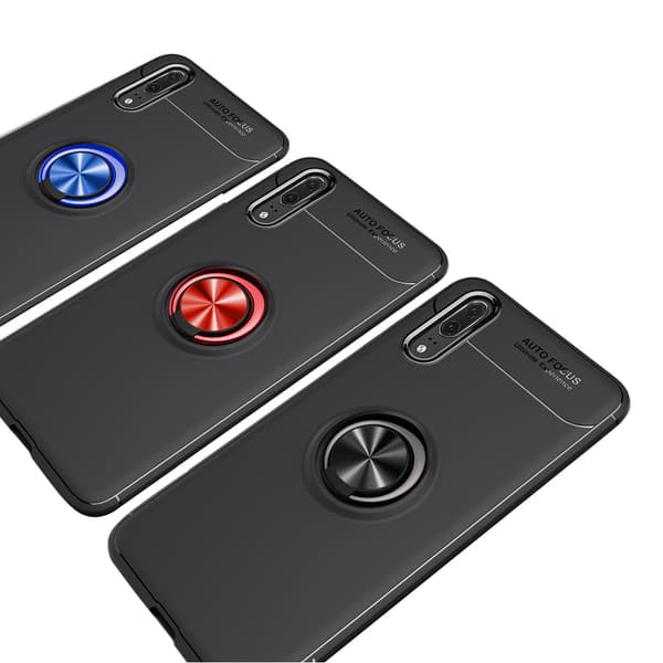 Huawei P20 - Praktiskt Skyddande Skal med Ringhållare