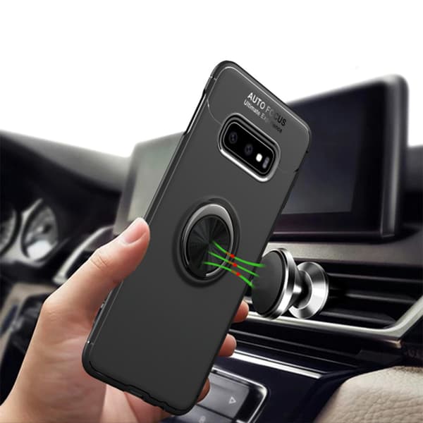 Skal med Ringhållare - Samsung Galaxy S10 Plus