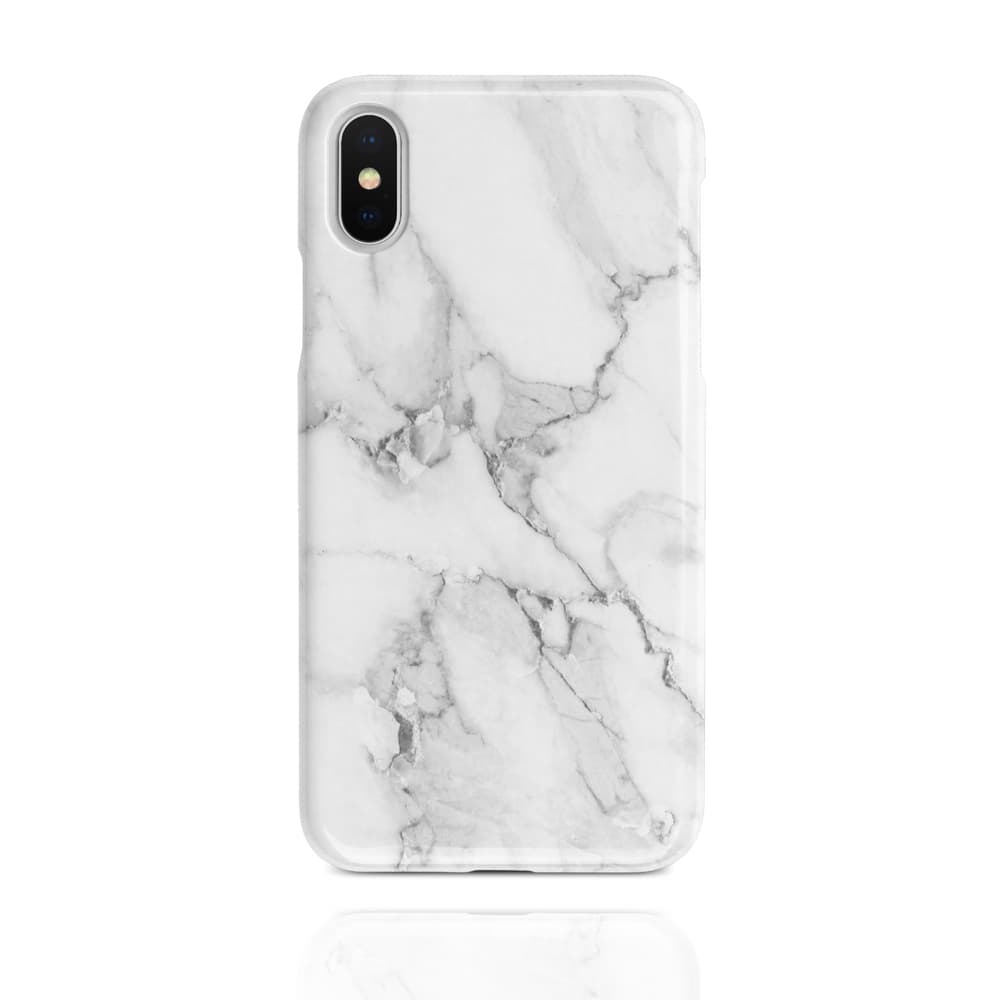 iPhone X/XS | Mjukt Marmorskal, Flera Färger!