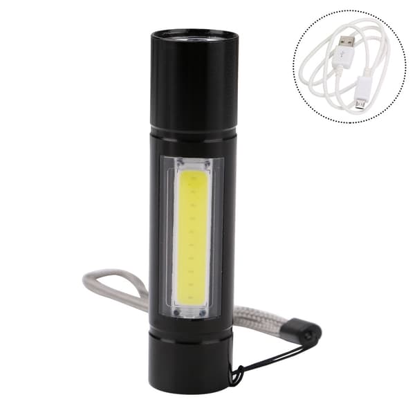 Ficklampa (COB-LED) USB laddning