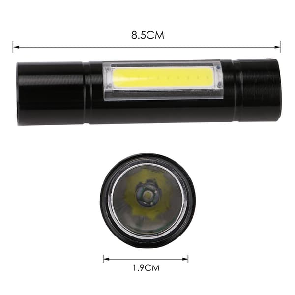 Ficklampa (COB-LED) USB laddning