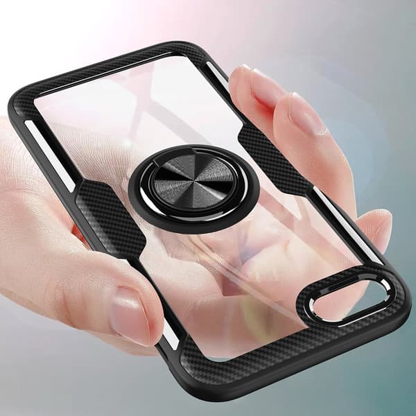 iPhone 8 - Skyddande Skal med Ringhållare (LEMAN)