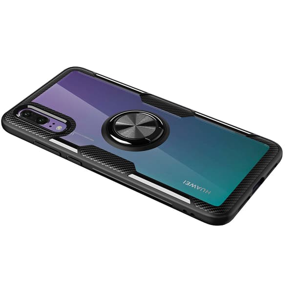 Praktiskt Leman Skal med Ringh�llare - Huawei P20