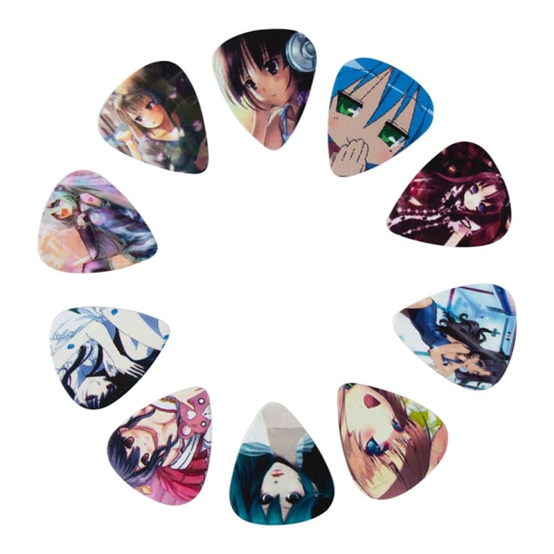 10-pakkaus Plektroja, Anime