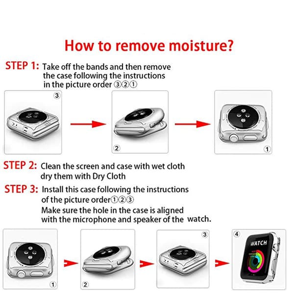 Apple Watch Series 4 44mm - Professionellt TPU Skal