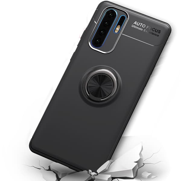 Huawei P30 Pro - Skyddande Skal med Ringhållare