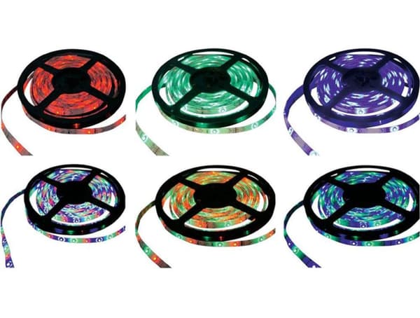 RGB LED list 5 meter IP65 - Med Fjärrkontroll