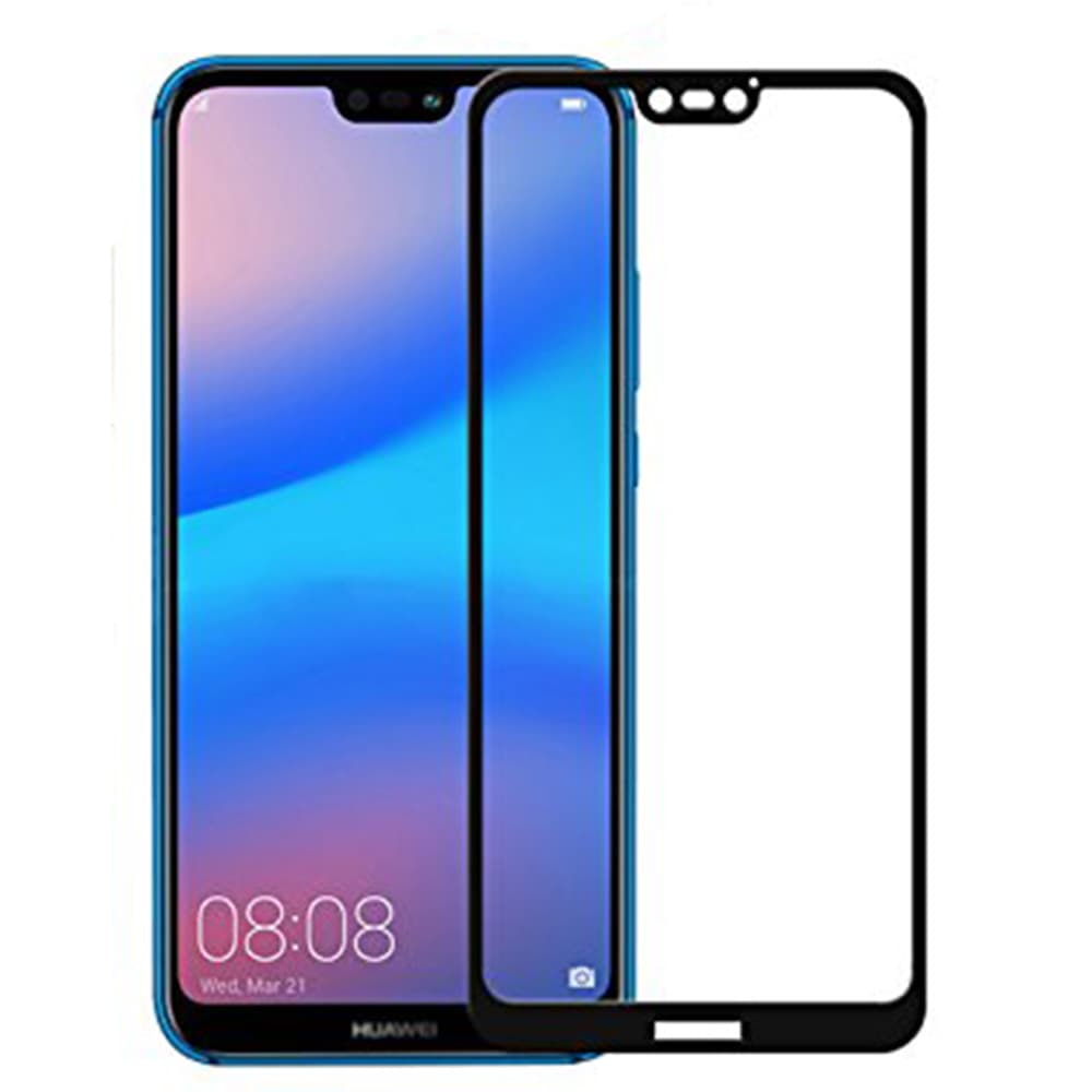 Skärmskydd 2.5D 10-PACK med Ram HD-Clear Huawei P20 Lite