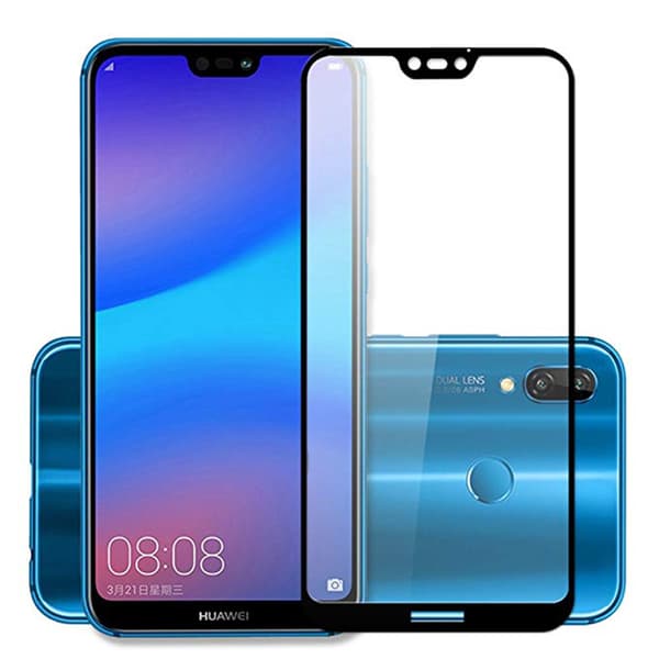 P20 Lite Skärmskydd 2.5D 5-PACK med Ram HD-Clear ProGuard