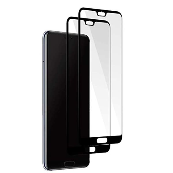 Huawei P20 2-PACK Skärmskydd 2.5D med Ram 9H HD-Clear ProGuard