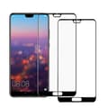 Miniatyrbild 1 av 11: Huawei P20 2-PACK Skärmskydd 2.5D med Ram 9H HD-Clear ProGuard