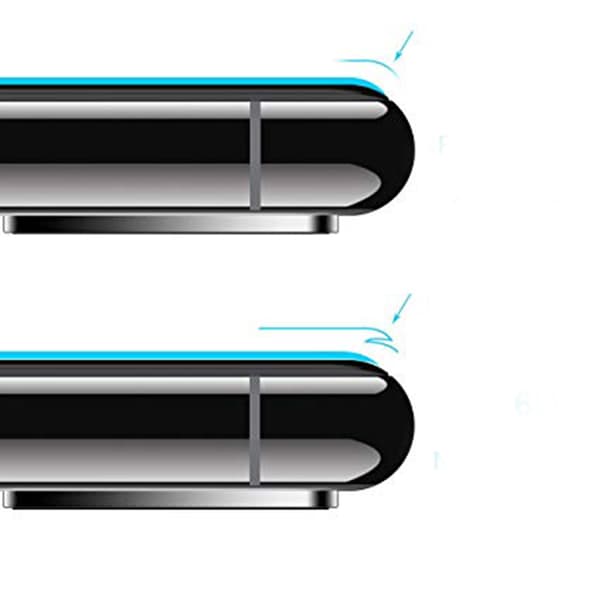 Skärmskydd Carbon 3-PACK Screen-Fit 3D/HD Huawei Y6 2018