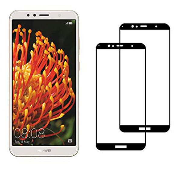 Skärmskydd Carbon 3-PACK Screen-Fit 3D/HD Huawei Y6 2018