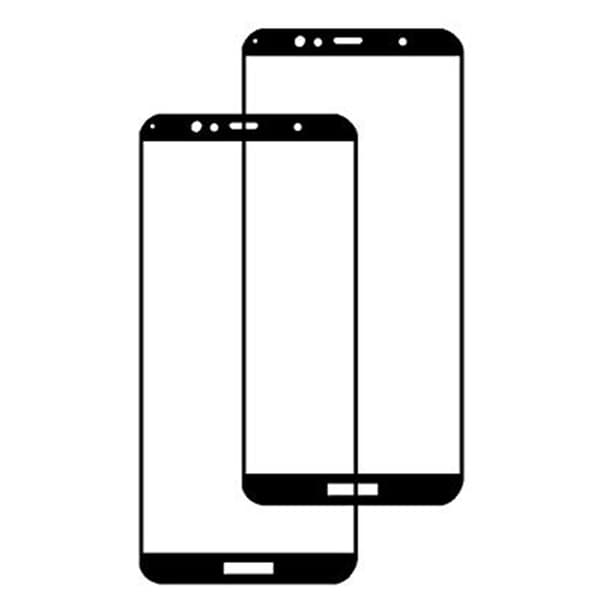 Skärmskydd Carbon 3-PACK Screen-Fit 3D/HD Huawei Y6 2018