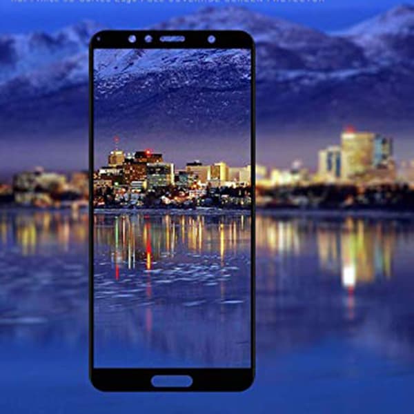 Skärmskydd Carbon 3-PACK Screen-Fit 3D/HD Huawei Y6 2018