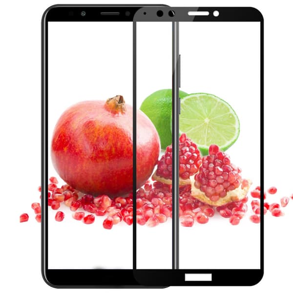 Skärmskydd Carbon 5-PACK Screen-Fit 3D/HD Huawei Y6 2018