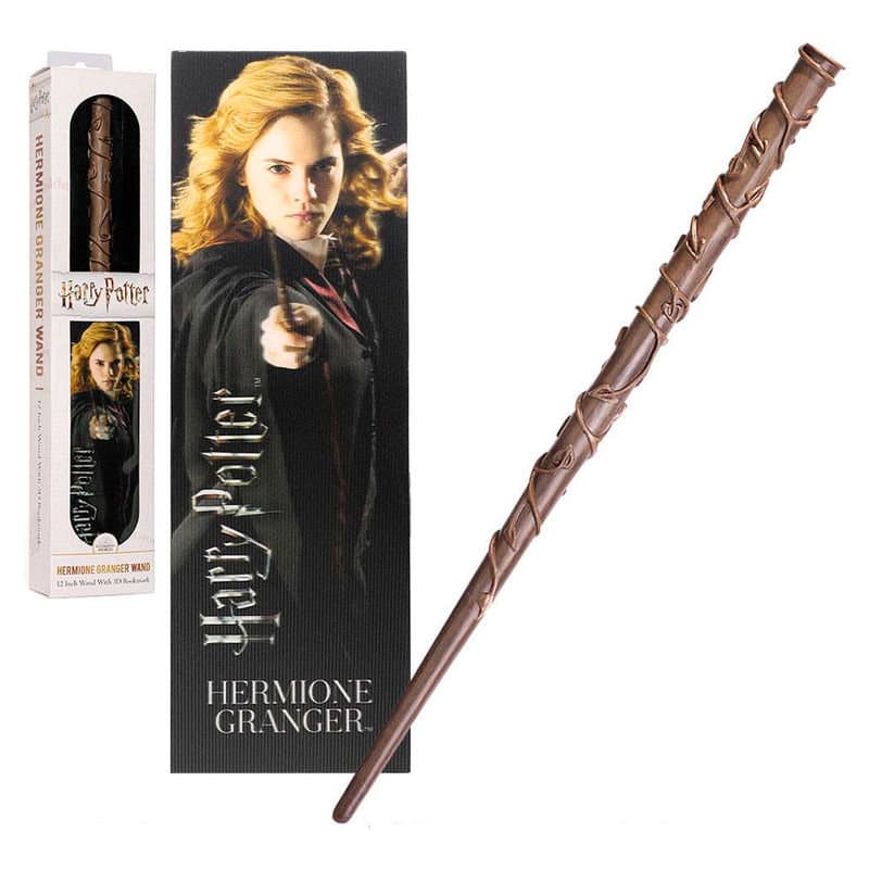 Hermione Grangers tryllestav og 3D-bokmerke