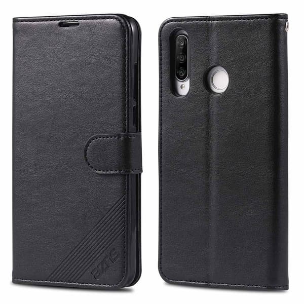 Huawei P30 Lite - Robust Kraftfullt Plånboksfodral AZNS