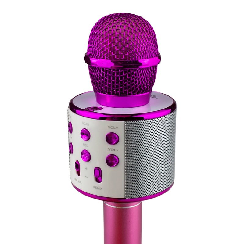 KTV Trådløs Karaoke Mikrofon Rosa | CDON karaoke mikrofon, trådløs Bluetooth karaoke mikrofon med